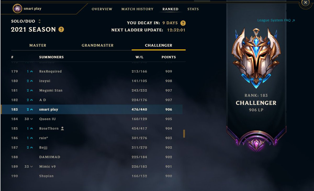 Hey, everyone! I'm LFT for Acad/AM positions for the 2022 Season. Although my rank on paper isn't the highest, I feel like I have improved a lot this season and am hungry to show it. 

Contact me through DMs if interested! Retweets greatly appreciated &lt;3