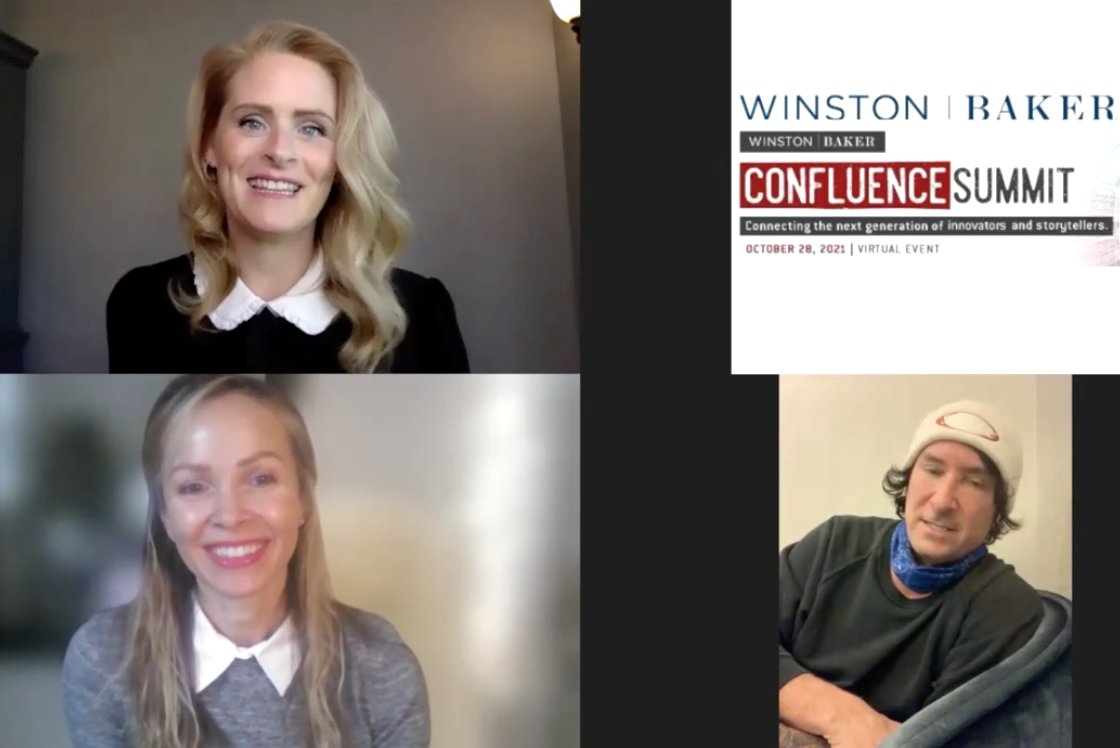 Sator co-founder Chris Martin (bottom left) was a featured speaker at the  Winston Baker Confluence Summit along with the Director of #Entourage and  #Ballers, Rob Weiss! #nfts #crypto #sator #sao #ethereum #solana #