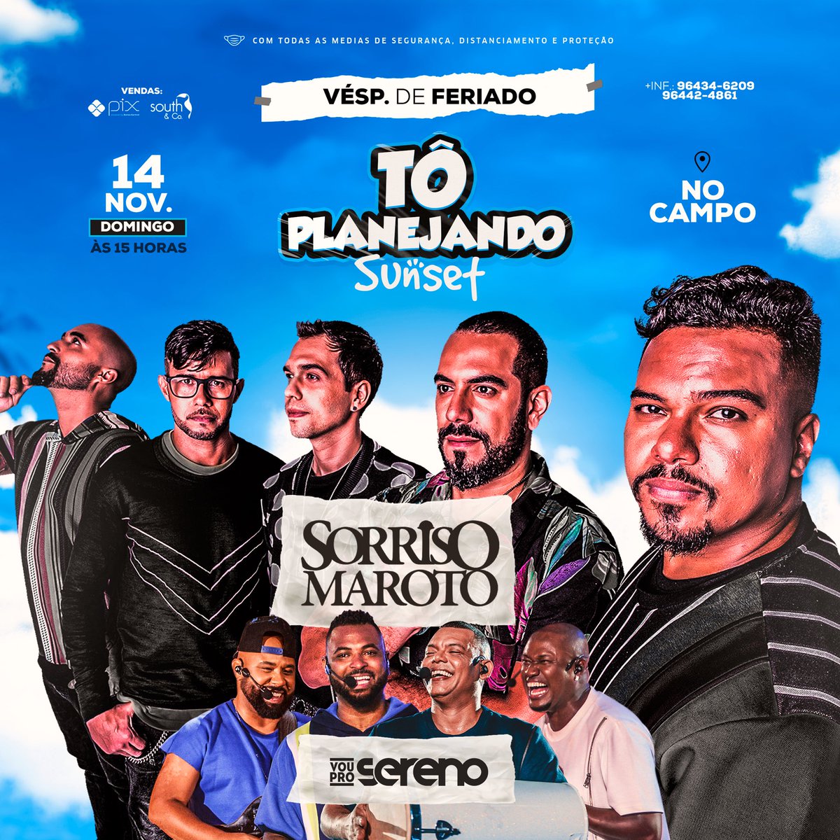 TÁ CHEGANDO, O TÃO ESPERADO SHOW DO SORRISO MAROTO NA TÔ PLANEJANDO 🍀