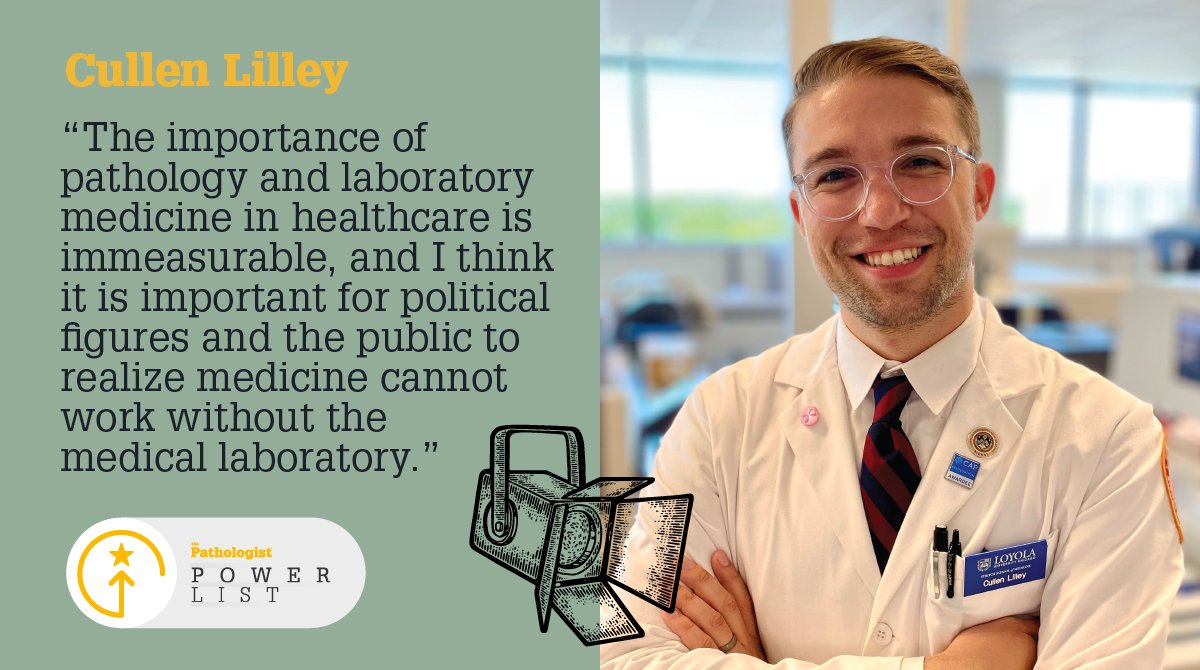 pathologistmag's tweet photo. @cullen_lilley is an MD/MA candidate at @LoyolaChicago @LoyolaHSC and his award-winning hashtag, #MicroMedEd, champions key topics surrounding pathology and microbiology education.
Congratulations on making the 2021 Power List 🎉 
View the full list here👉 https://t.co/9TMU63KEKx https://t.co/1L6FCglIbA