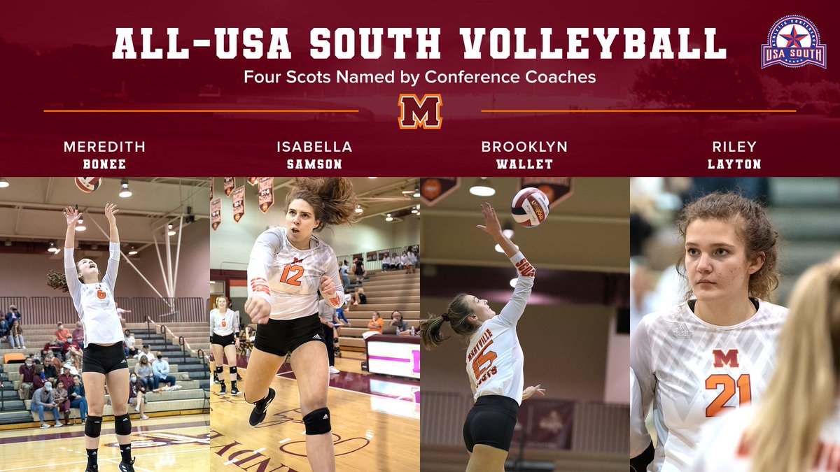 Four Scots Earn USA South Volleyball Honors!
ow.ly/w9fR50GGpeX