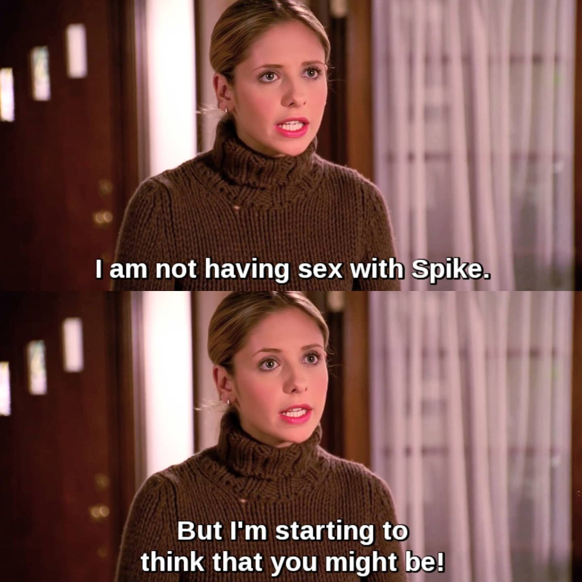 SpuffyLatino's tweet photo. "INTERVENTION" Season 5 #Buffythevampireslayer , #Btvs #Spike #Buffy #Spuffy 😄 https://t.co/7SXyQUmdL0