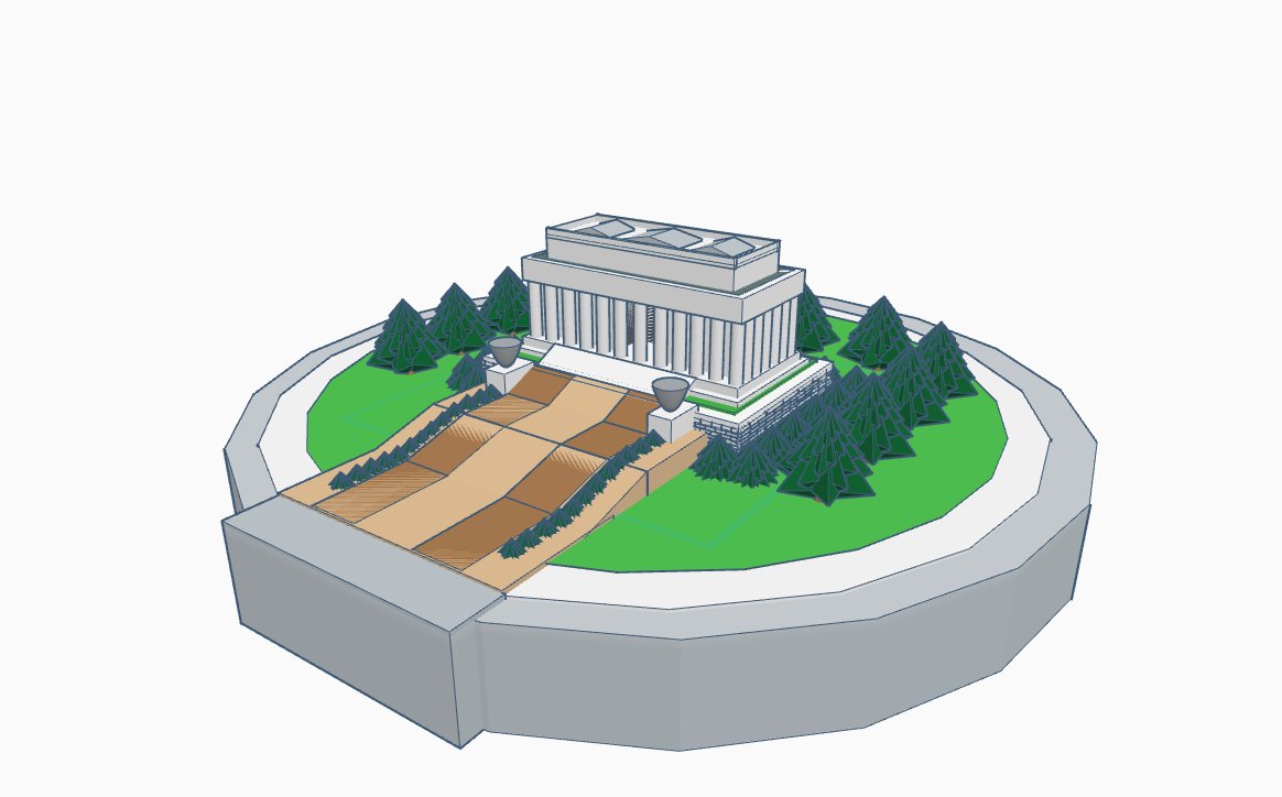 akmediaarts8's tweet photo. Here is my 3D Model based on Lincoln Memorial. https://t.co/RVZa1yYz6b