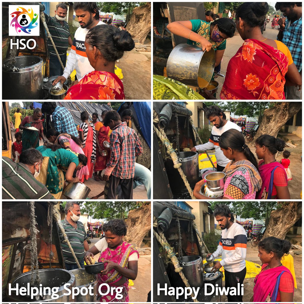 HelpingspotOrg's tweet photo. Everyone have their own unique style of celebrating diwali 🎉 and this is how we celebrate 😉
Feeding needy at Manchi neella kaaluva in Machilipatnam
Wish you once again a very happy Diwali
#HSO #HelpingSpotOrg #Diwali #Diwali2021 #Deepavali https://t.co/sa15ZpJVWQ