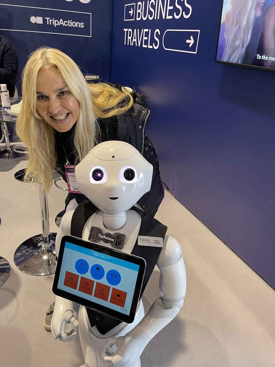 inyffeler's tweet photo. #WebSummit #WebSummit2021 #WebSummit21 #AdamPeper #friendlyrobot #Ireninha #TripActions #cutedancer https://t.co/mYCHbjjBuF