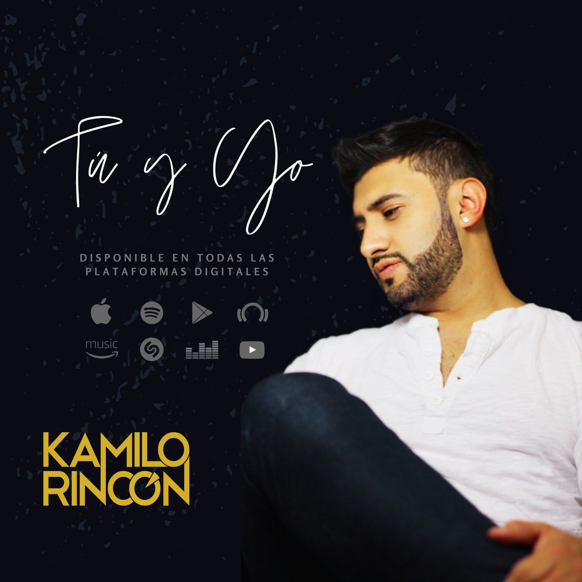 KamiloRoficial's tweet photo. 🎶🙌 ¡"Tú y Yo" ya está disponible en todas las plataformas digitales para que puedan disfrutarla! Aprovecho para contarles que pronto será lanzado el video oficial de la canción y que viene concierto especial para este lanzamiento. ¿Quién quiere escuchar "Tú y Yo" en vivo? https://t.co/CwP0vKK9aK