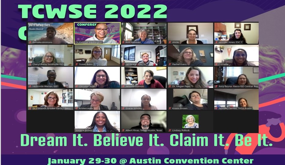 Drkathrynwash7's tweet photo. Great planning today with these creative women!!! Women Leaders &amp; Aspiring Leaders you don't want TCWSE 2022 conference! Our committee is dreaming BIG!!!🤩Registration:https://t.co/3khTWfTeHx

#tcwse22 #DreamBelieveClaimBeIT💜 https://t.co/xVXitG2PGi