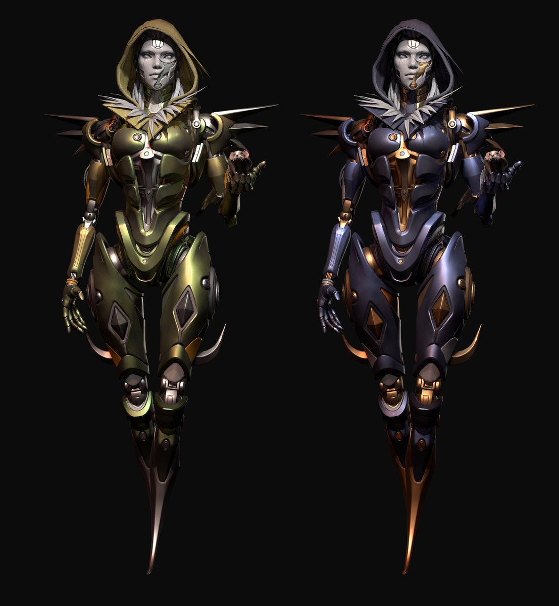 Ash - Dark Fantasy Legendary via @artstationhq artstation.com/artwork/DAkyoO 
Had a blast working on this skin!