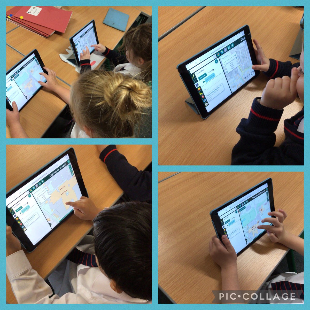 Y1Head's tweet photo. The children have enjoyed exploring maps of our school and the local area. https://t.co/GdgmNwONBG