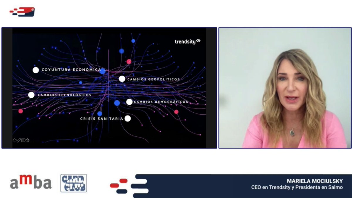 TrendsityLatam's tweet photo. [Nuevos perfiles de consumidores financieros]

Exposición de @mariemociulsky en el 29° Congreso Internacional de Tarjetas de Crédito: "Evolución acelerada en los medios de pago" organizado por @eAMBA y #CardClub

(Hilo) https://t.co/HvRj2XSSUL