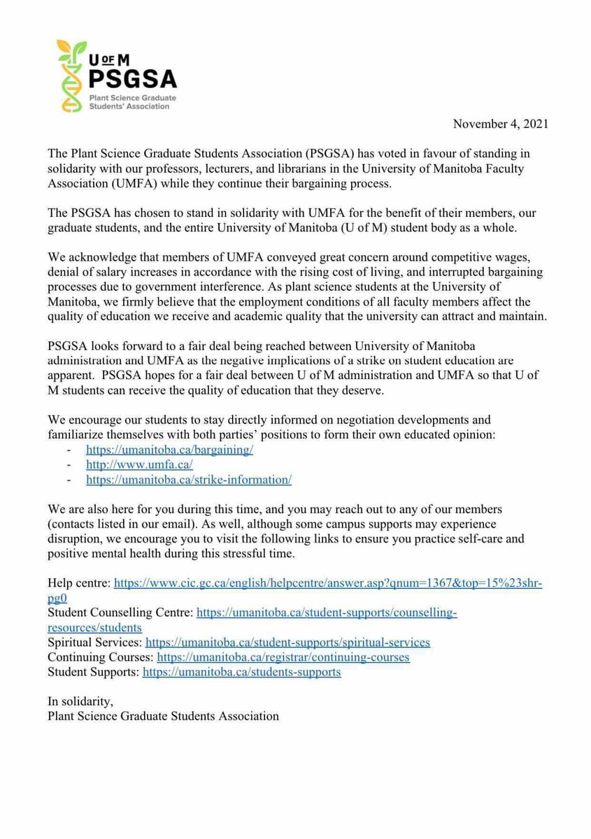 U of M PSGSA (@um_psgsa) on Twitter photo 