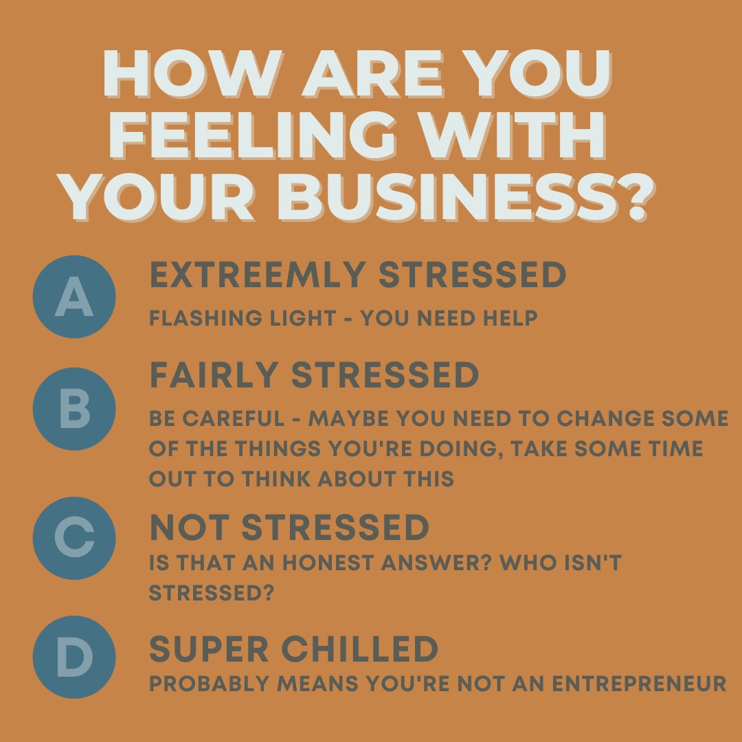 Founded & Grounded (@foundedgrounded) on Twitter photo How are you feeling with your business? In our latest episode, Nick from <a href="/FRAHMjacket/">FRAHM Jacket</a> left us with this question for you all…
How are you feeling with your business?
Which of these resonates with you? Are you an A,B,C or D? Or maybe you’re a bit of a mix depending on the day? How are you feeling with your business? In our latest episode, Nick from <a href="/FRAHMjacket/">FRAHM Jacket</a> left us with this question for you all…
How are you feeling with your business?
Which of these resonates with you? Are you an A,B,C or D? Or maybe you’re a bit of a mix depending on the day?