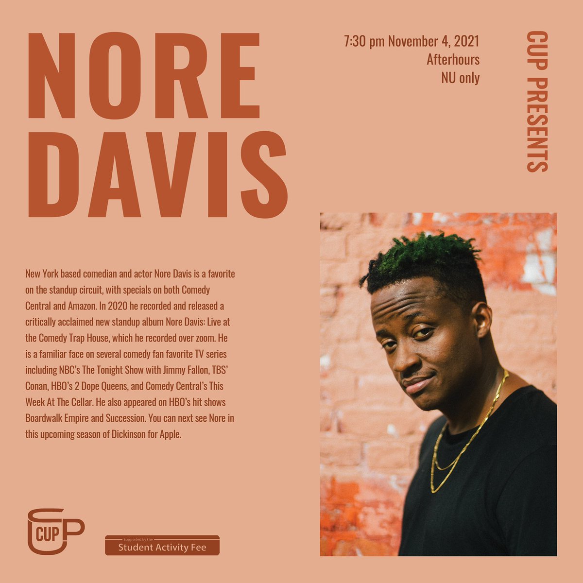 what??!! another comedian coming to northeastern?? incredible