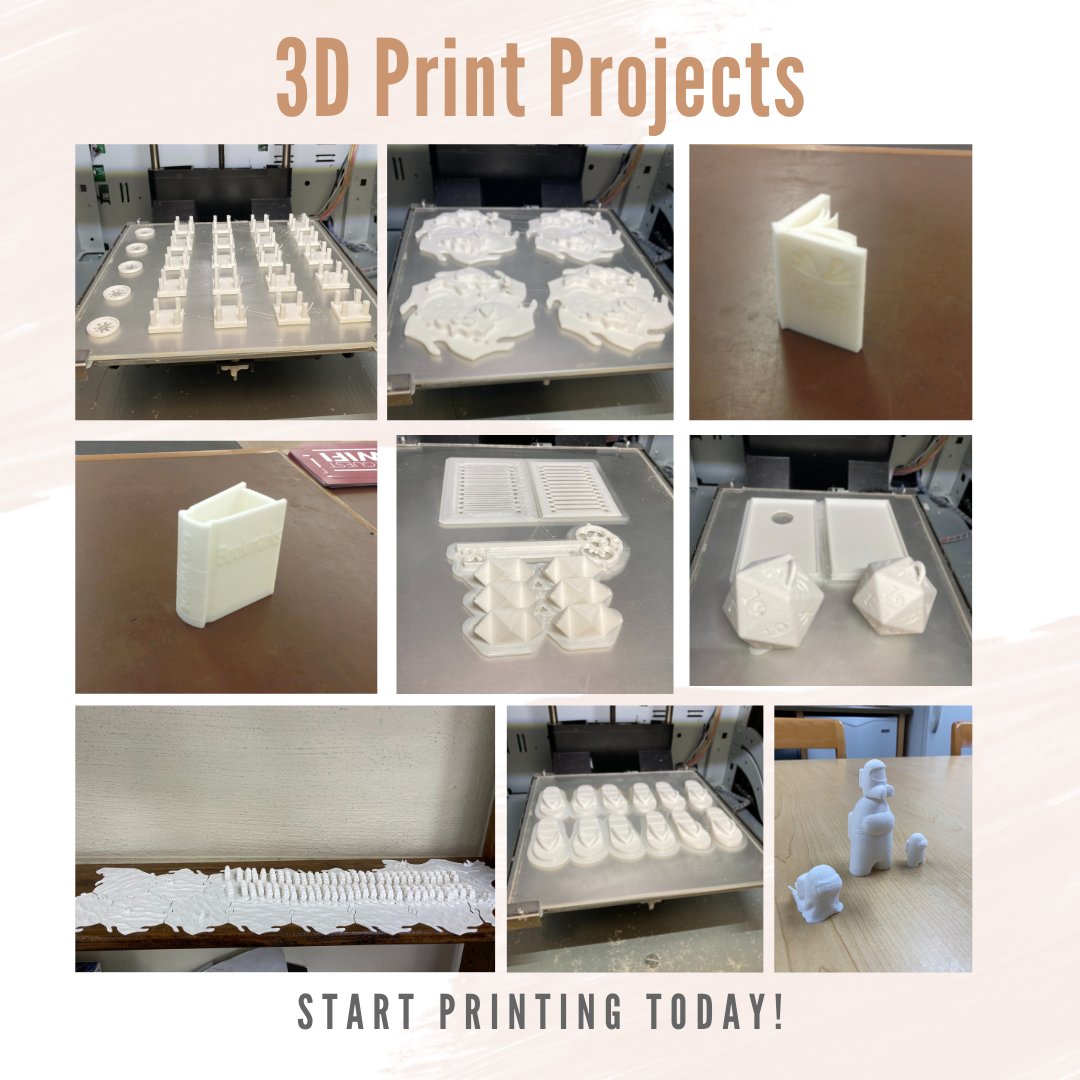 EDU_UALibraries's tweet photo. Have an idea you want to #create3d? #McLureLibrary offers 3D printing!
Email us your idea in a STL file and you'll be able to have your own 3D printed projects for a small fee. #3dprintthursday
For more information, visit https://t.co/e9P4xS3PAb https://t.co/hfWUcTJfAp