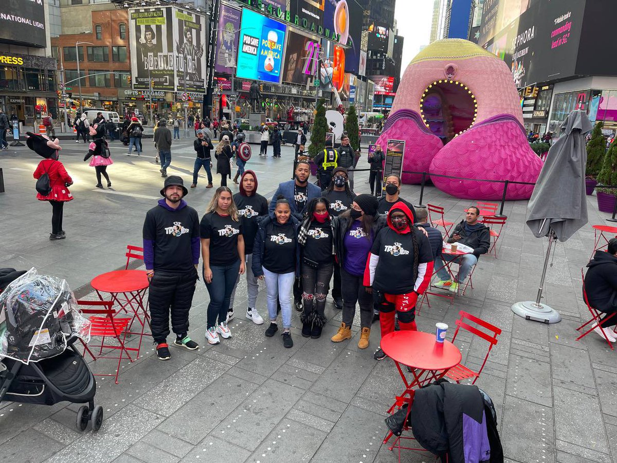 crypto_kez's tweet photo. The Troller Project Manager and the Team killing it at the New York NFT Event this week!! Amazing work guys!!! This project is building the foundations of something BIG!! #trollercoin to the moon🚀🚀 #trollerelon #trollerarmy @TheTrollerDad @TheTrollercoin https://t.co/82eQyHQPn9