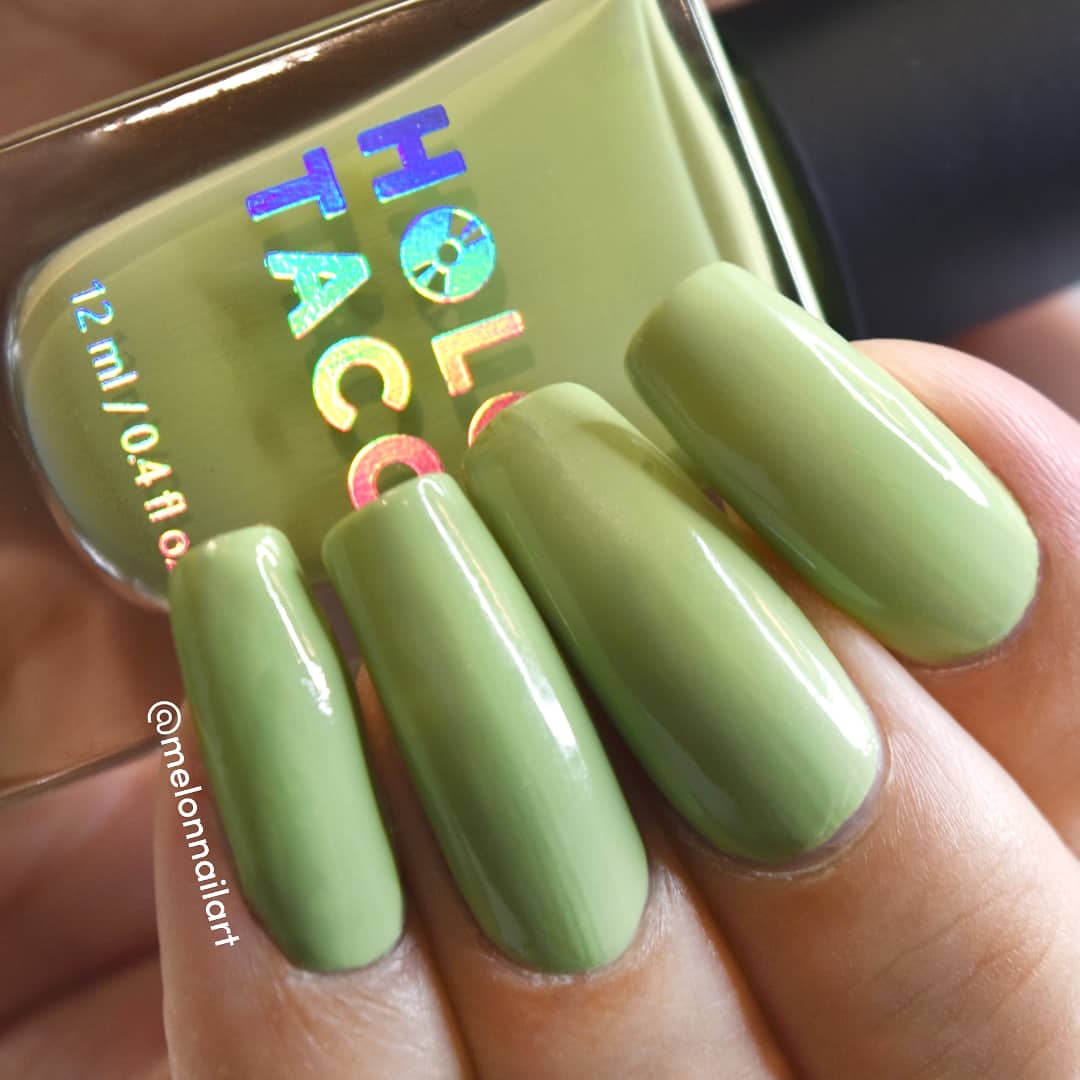 melonnailart's tweet photo. *PR Sample* Swatch 2/6
Matcha Maker from @holotaco Tea Crรจmes Collection by @nailogical ๐๐
A soft and green pastel color ๐ต that only requires 1 to 2 coats to get the full coverage ๐ฅฐ
#holotaco #holotacotea #holotacoteacremes #matchamaker #nailswatch #nailpolish https://t.co/CKN7z6k9Xt