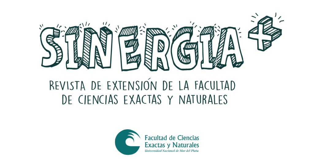 Disponible el 1er número de SINERGIA+, la revista de Extensión de nuestra Facultad: mdp.edu.ar/exactas/secret…