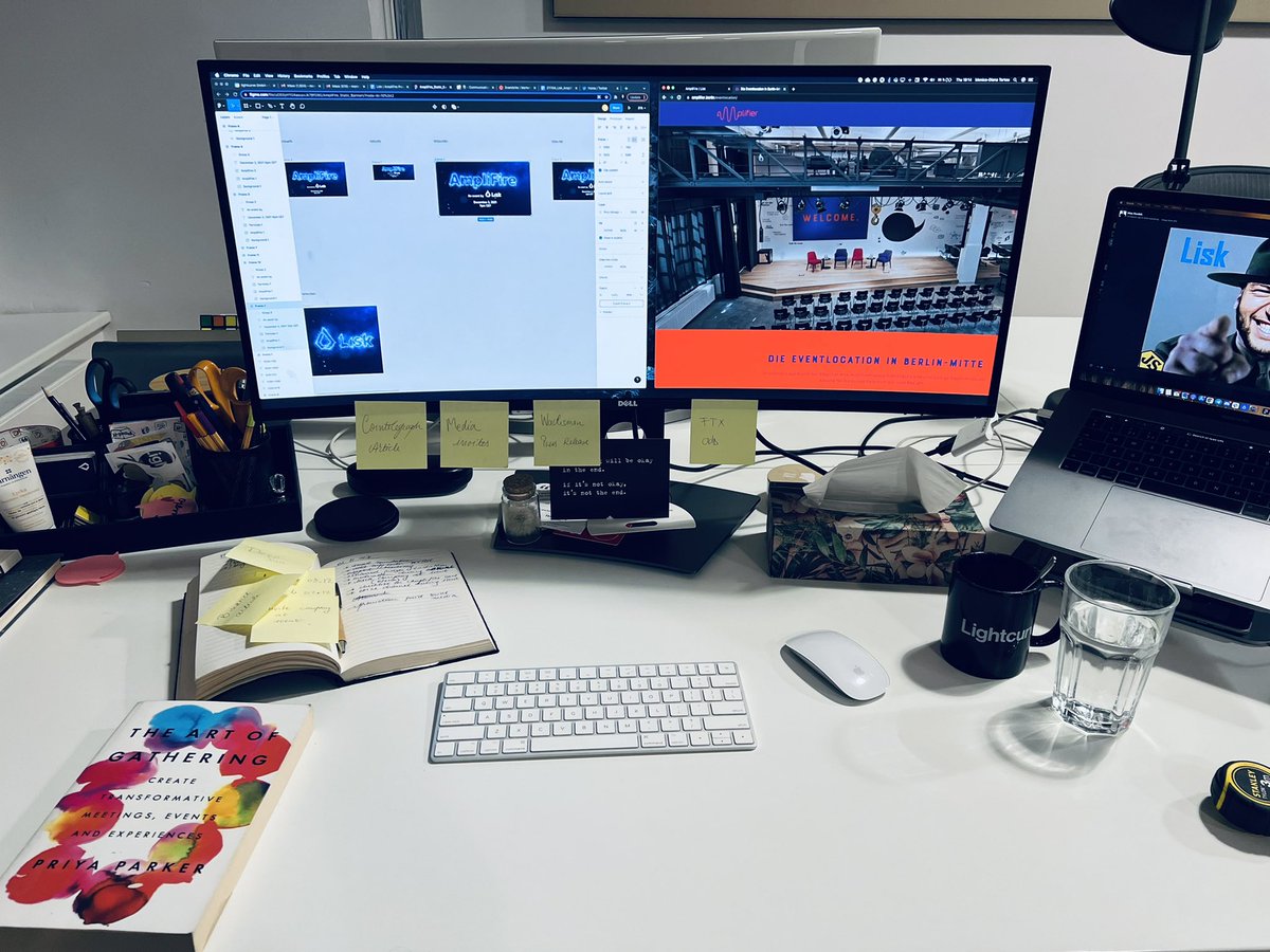 MTartau's tweet photo. Planning the branding elements for the venue where #AmpliFire will take place.
We are so excited to welcome our speakers, team members, community members, our #Lisk army (and some special guests 👀) on December 2nd in Berlin.
#LiskIsOnFire #AmpliFire
https://t.co/AVnLvmWx68 https://t.co/Gajc9izNEM