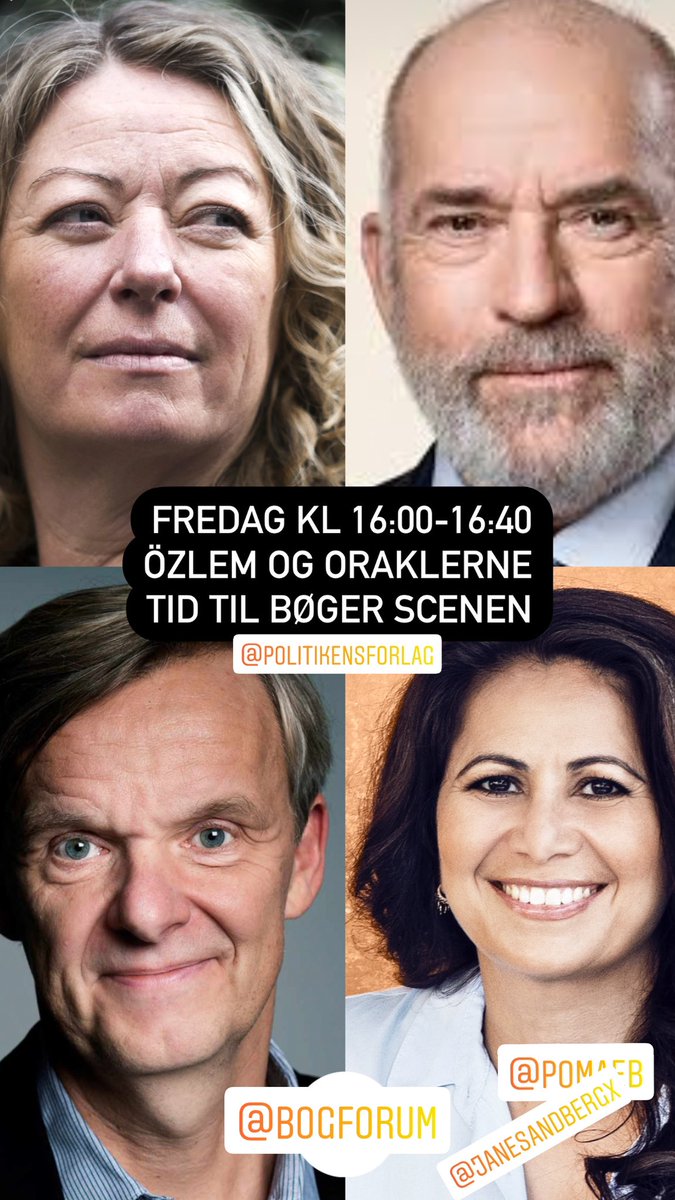 cekicozlem's tweet photo. Glæder mig som et barn til @Bogforum i weekenden, hvor jeg skal have samtaler om min bog #TakForKaffe med
@pomaEB @janesandberg5 @espersendf @aladhami og Flemming Rose
Håber vi ses
#dkpol @PolForlag https://t.co/44WJMlgFa9