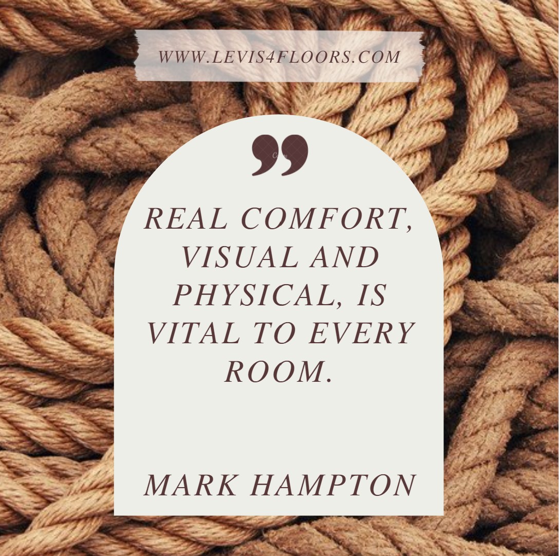 Levis4Floors's tweet photo. "Real comfort, visual and physical, is vital to every room."  -Mark Hampton #designthinking https://t.co/0cueXHZsSo