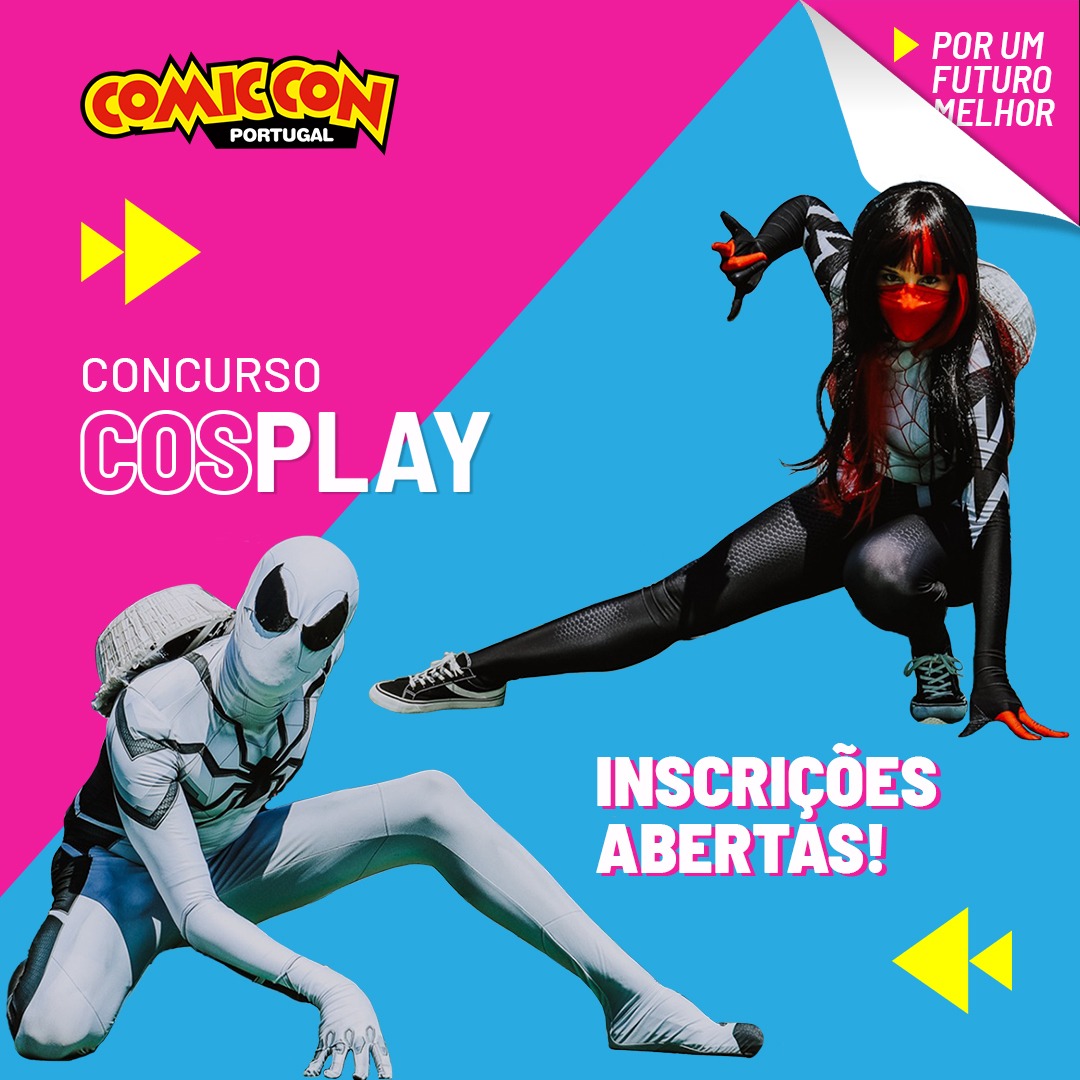 🚨 Abertas as inscrições para Heróis do Cosplay 🚨 🤩
 
Não esperes mais e inscreve-te já 👉 cosplay@comic-con-portugal.com 

👉 Consulta o regulamento no nosso site ou no Link na bio ⚡

#comicconportugal #ccpt21 #anewhope #porumfuturomelhor #concursocosplay #comicconcosplay