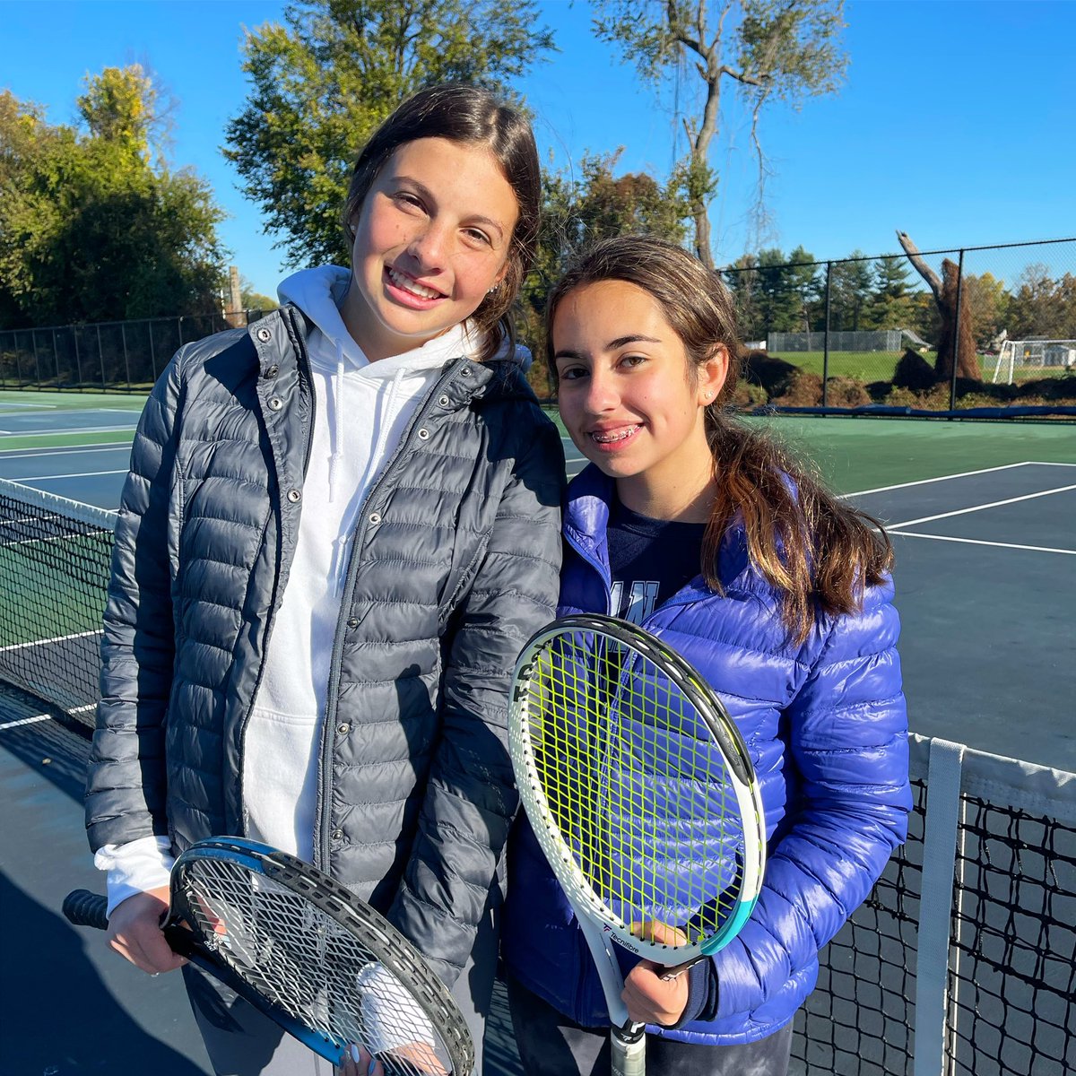 MrsMaxwellLM's tweet photo. Proud of my Tennis Unit students improving their skills.  Here are our Champs for our Doubles Tournament! #congrats #netwall #skills @LMTSD https://t.co/BAmYWf1Tvc