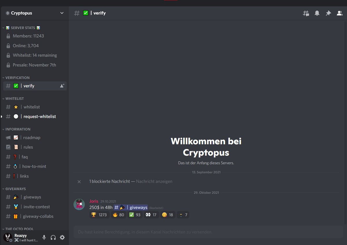 Reaz_0509's tweet photo. @trend_friends 
Ich folge jetzt Cryptopus auf Twitter und bin ihren Discord gejoint.😁 https://t.co/ALXVyWOHIF
