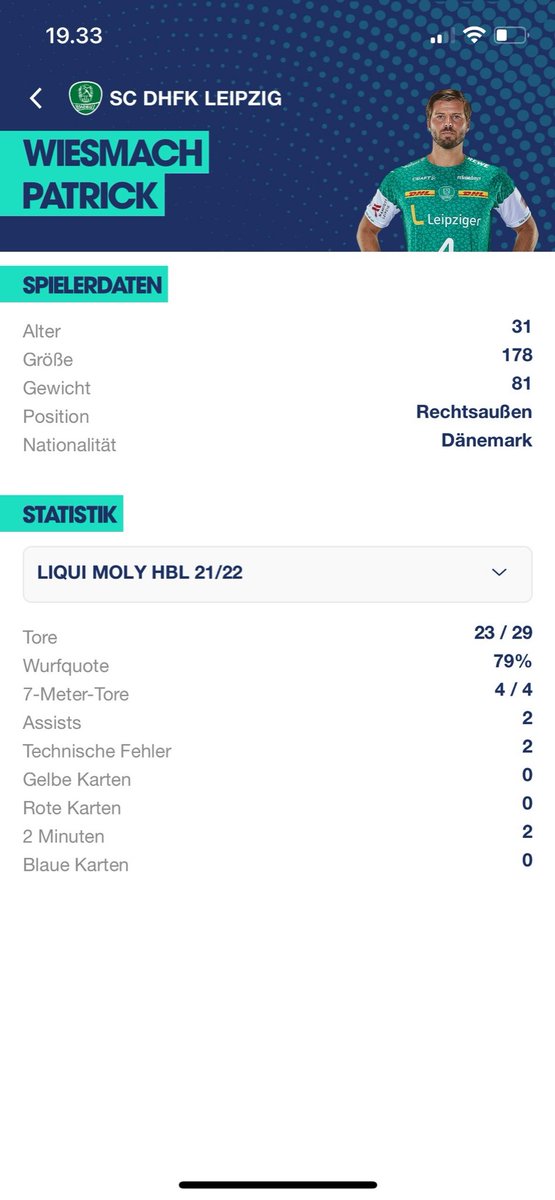 Ingen overraskelse at Wiesmach også er god med landsholdet 🇩🇰