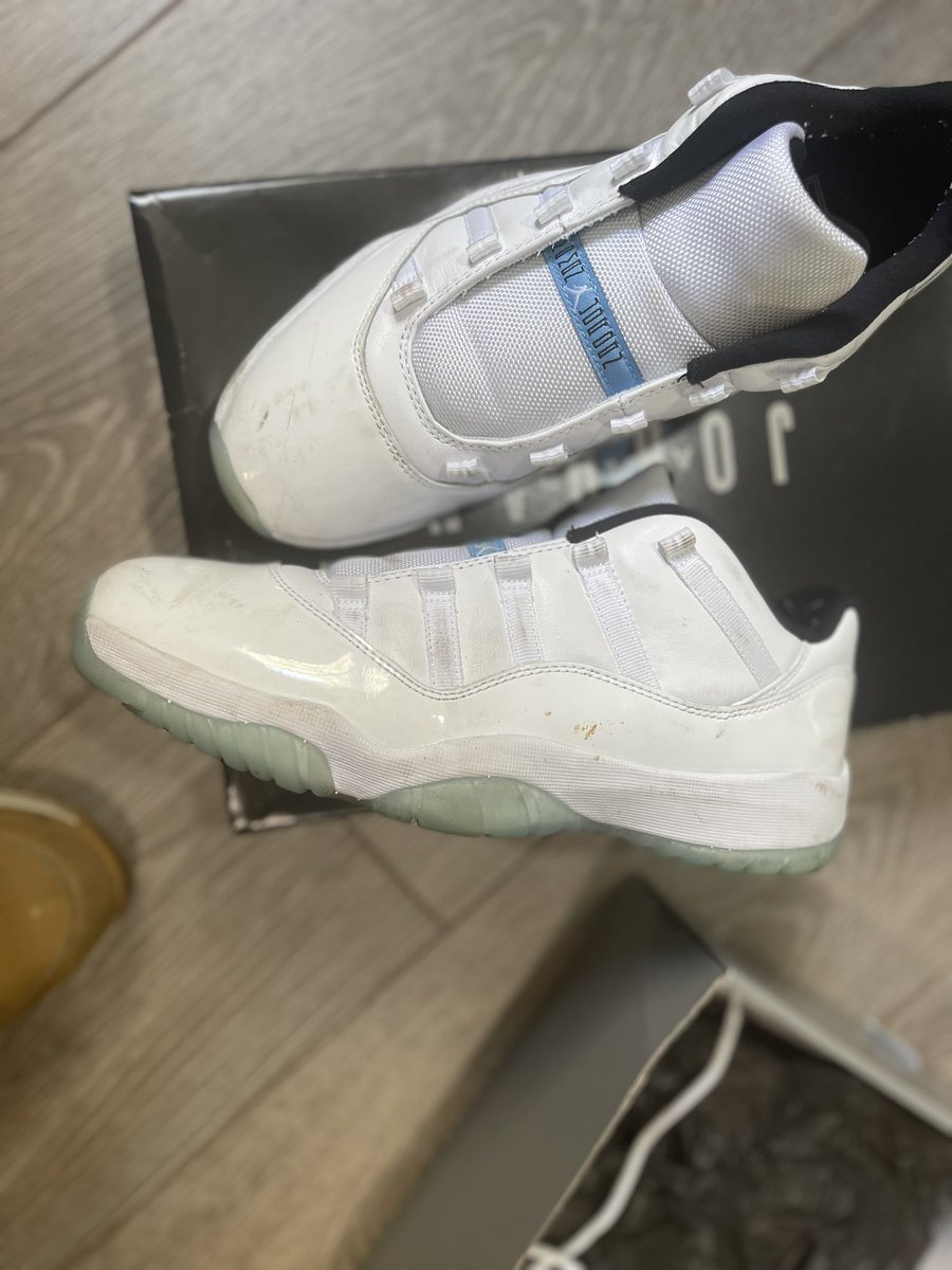 Kaiz_kickz's tweet photo. Before and after for @MoneyMan__S ๐งผ
Tap in w me for all your shoe needs ๐ฒ
#kaizkickz #tsdkcustoms https://t.co/njUVESa83J
