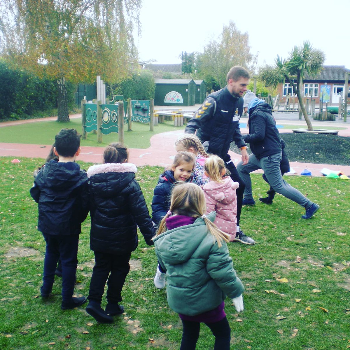 crosshallinfant's tweet photo. The children in Reception have loved their first lesson with @CUCTrust .They worked really hard and enjoyed all of the different games they played with Mr Tester. We are looking forward to working with Mr T throughout the Autumn term! 
#TeamCIS #cambsutd #EYFS https://t.co/T1ZzCemyqS