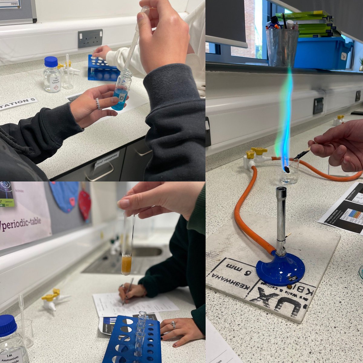 Year 11 got to be sixth formers for the day <a href="/ChurchillAcad/">Churchill Academy & Sixth Form</a>. Chemists enjoyed carrying out analysis on the mystery substances. #TeamScience #ASEchat