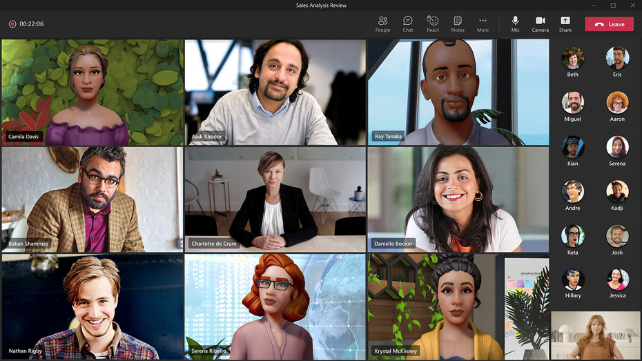#metavers Les utilisateurs de #Teams auront un 3e choix en plus de vidéo activée ou vidéo désactivée. Ils pourront apparaître sous forme d'avatar, une représentation simplifiée d'eux-même en 3D. Elles vont être rigolotes les visio de 2022 ... #cominterne usine-digitale.fr/article/micros…