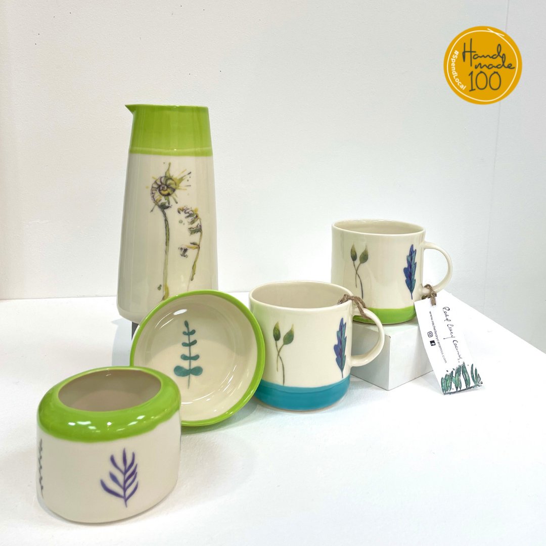 CraftNIGallery's tweet photo. Delighted to introduce Rachel Leary as a new maker to the Craft NI Gallery!
Rachel primarily uses the slip-casting method to create her porcelain functional wares and sculpture pieces.
#Handmade100 https://t.co/B3vos1Q5S9