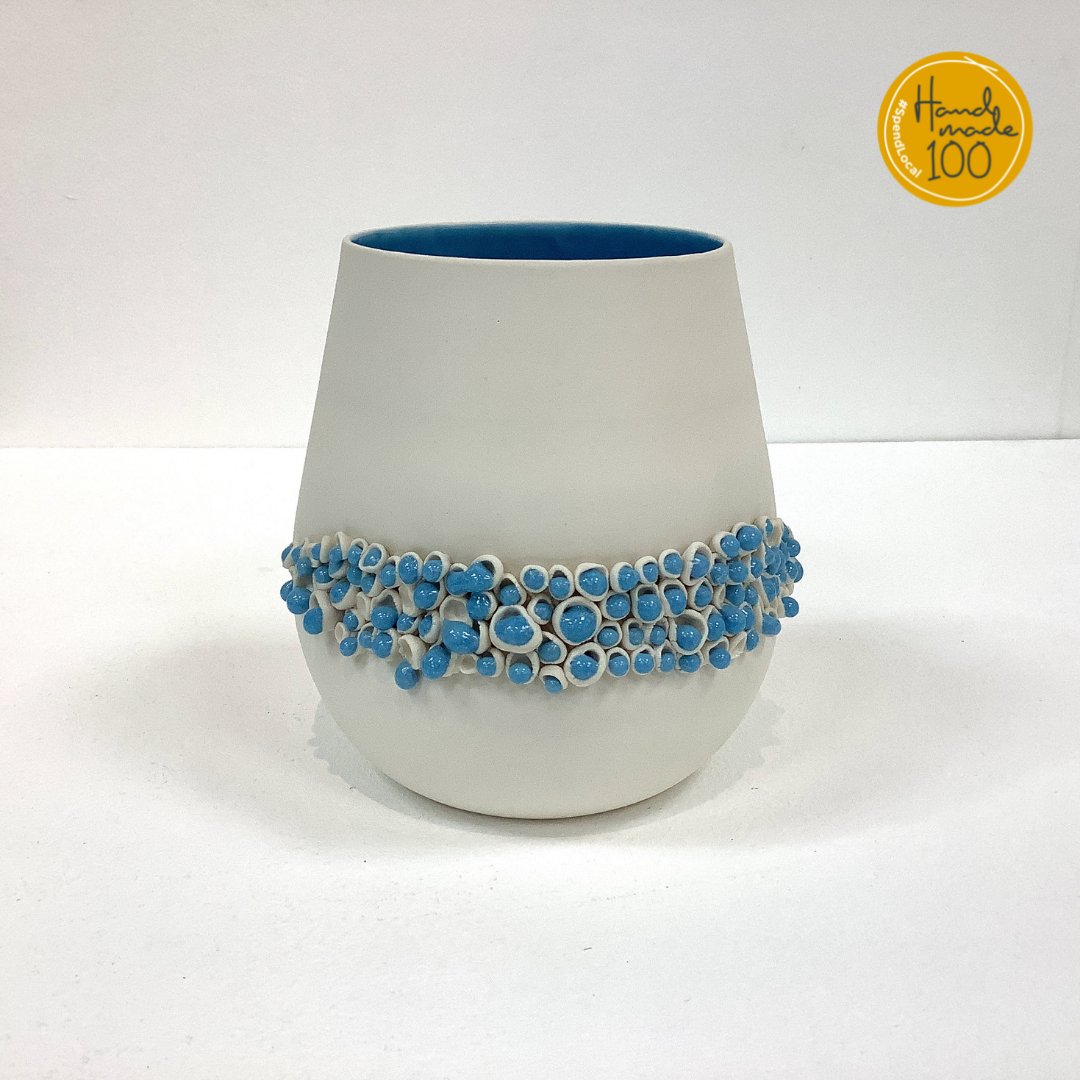 CraftNIGallery's tweet photo. Delighted to introduce Rachel Leary as a new maker to the Craft NI Gallery!
Rachel primarily uses the slip-casting method to create her porcelain functional wares and sculpture pieces.
#Handmade100 https://t.co/B3vos1Q5S9