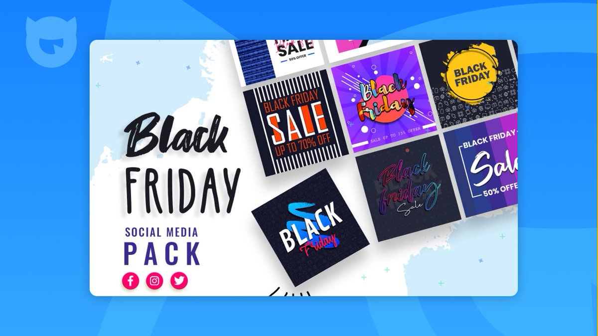 templatemonster's tweet photo. 💥Let’s get ready for Black Friday!
Meet trendy social media templates that will make your sales campaign really effective!
👉Jaw-dropping design, various sizes, PSD and JPG formats! 
Explore more #BlackFriday products >> https://t.co/VwTbxd42bL
#Webdesign #GraphicDesign #design https://t.co/2ljxXuAnWu