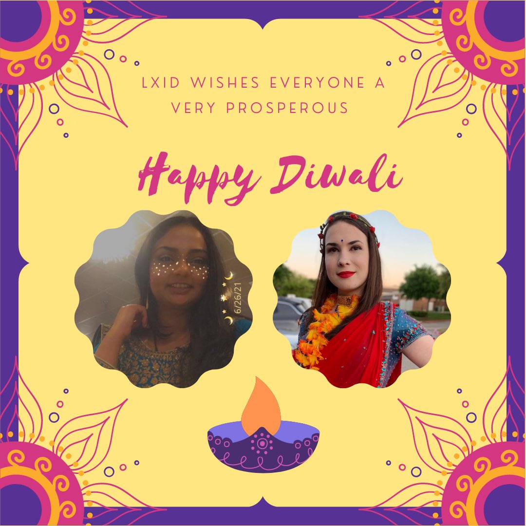 LXiD wishes everyone a very prosperous Happy Diwali!! 🪔 
💗💛💙
#HappyDeepavali