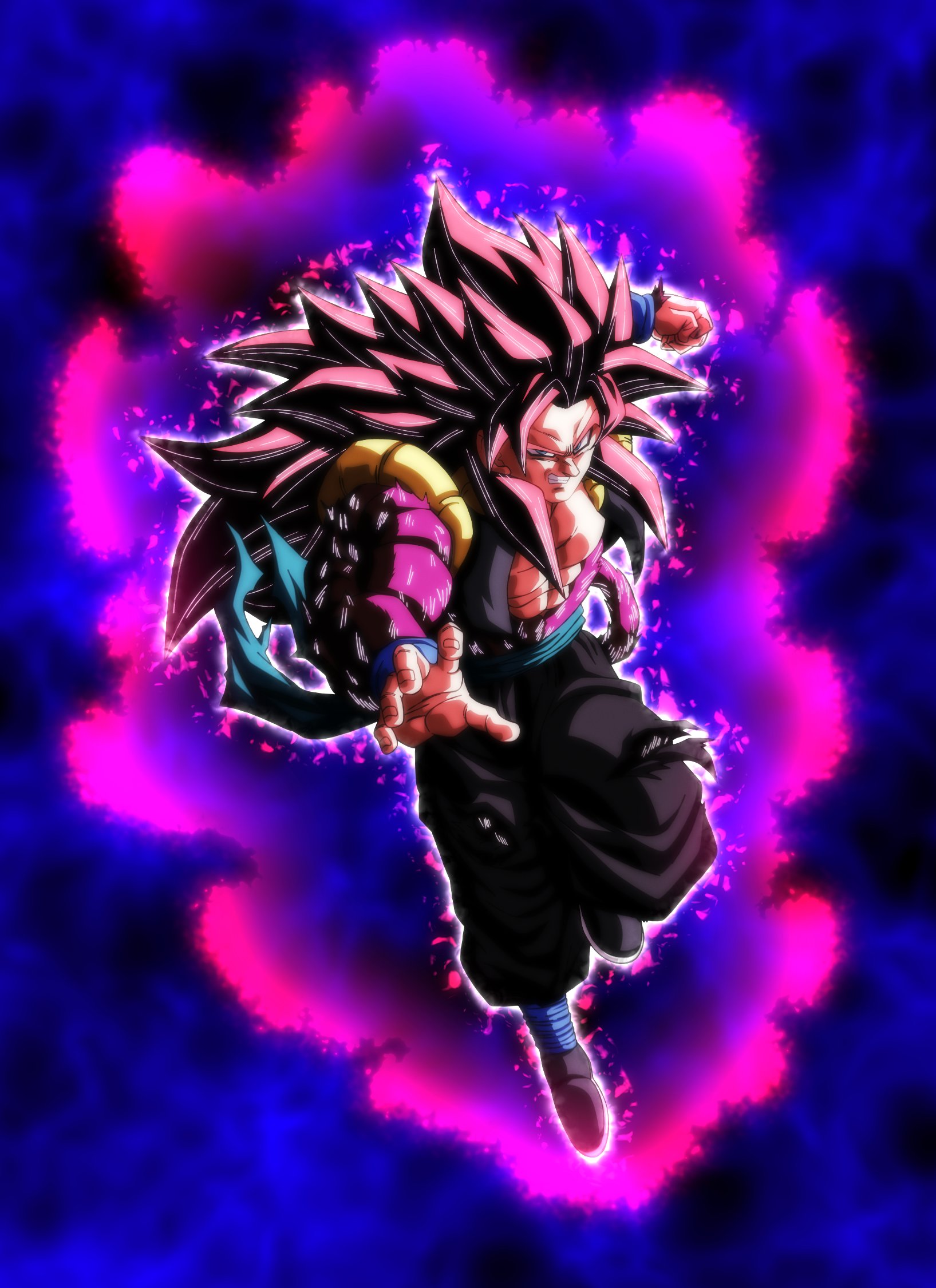 Beans (waiting for saiyan saga celebration) on X: [Limit Breaking  Fusion] Super Saiyan 4 (Limit Breaker) Gogeta #DokkanBattle Aura by:  @BlackFlimDA  / X