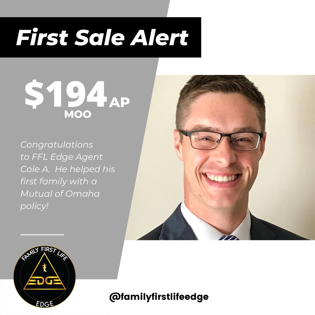 This is just the beginning for Cole! Great Job!
#lifeinsurance #new #insuranceagent #welcome #team #congratulations