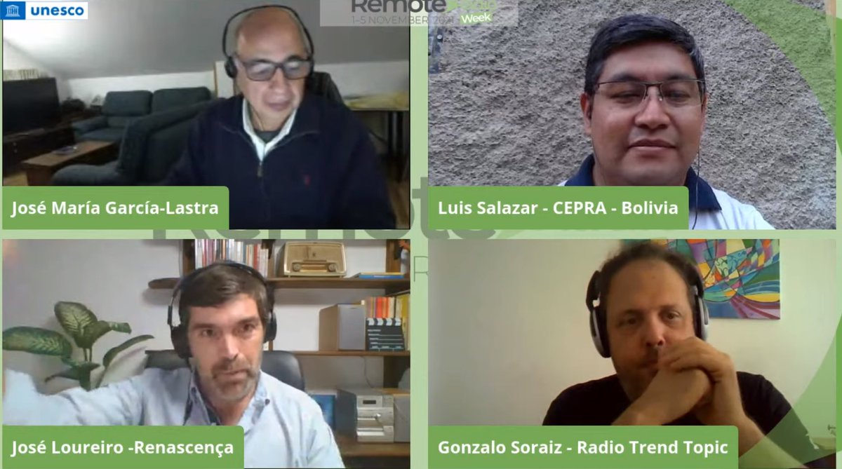 Un placer haber compartido análisis sobre cómo la #Radio puede explotar todo el potencial de la #nube. Gracias a la <a href="/UNESCO_es/">UNESCO en español 🏛️#Educación #Ciencia #Cultura</a> Remote Radio Week: La nube democratiza, es seguridad, es agilidad, es multiubicuidad, es económica.
youtu.be/Y1UGouESKw0