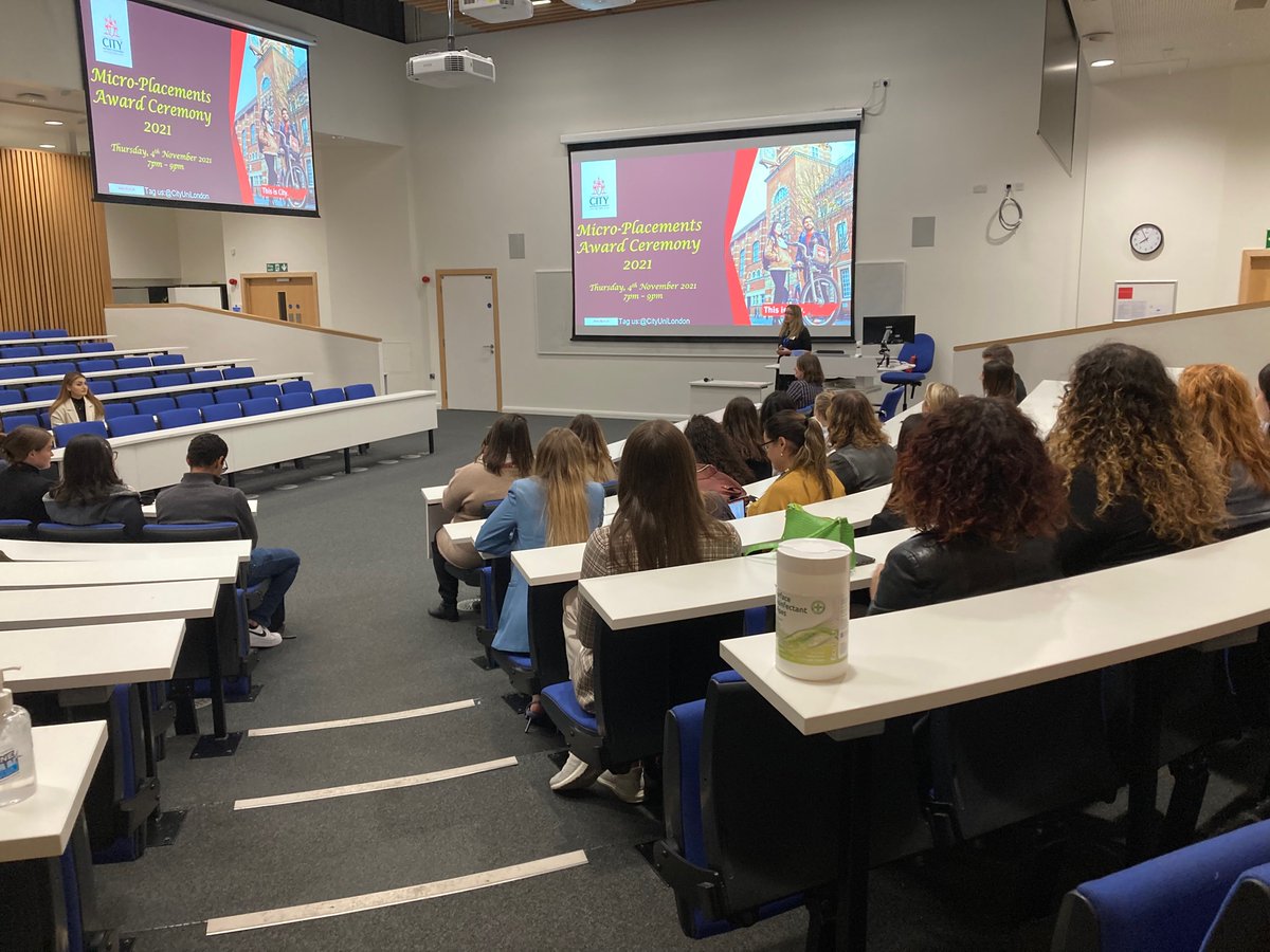 CityUniCareers's tweet photo. Welcome to everyone who has come out for our Micro-Placement Programme Awards Ceremony tonight! Congratulations to all involved and our winners #CityMPP https://t.co/E5WzCPrvPO