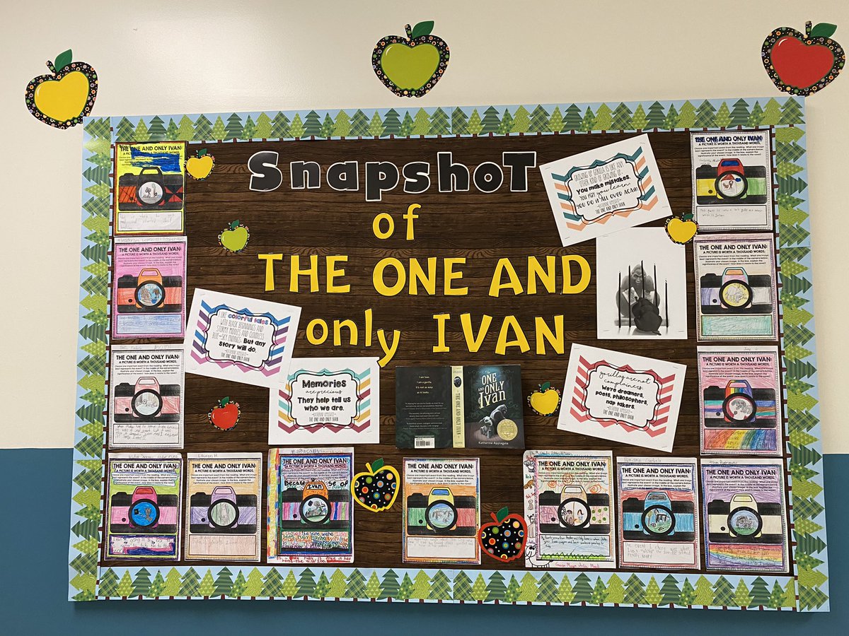 CalaKristina's tweet photo. Capturing knowledge of perspectives with our novel study, “The One and Only Ivan.” @MiamiLakesK8 #MDCPSGiftedEdWeek My third graders did a great job! https://t.co/FC3If7ZpzQ