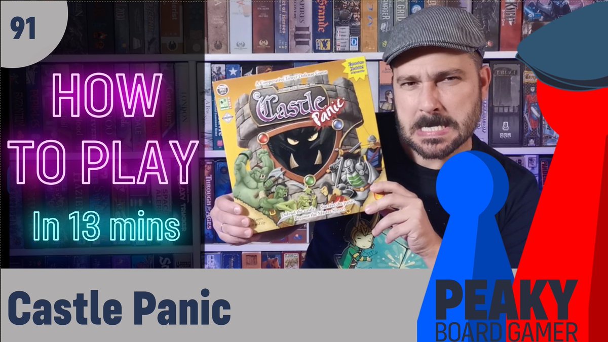 Oldies but goodies day for Peaky Boardgamer! This is a learn how to play video of "Castle Panic" in 13 minutes!
youtu.be/jIRMjeQ7ZN8

#tabletop  #boardgamer #boardgamenight #bgg #boardgameaddict #gamer #howtoplayvideo #youtuber #boardgamegeek #castlepanic #firesidegames