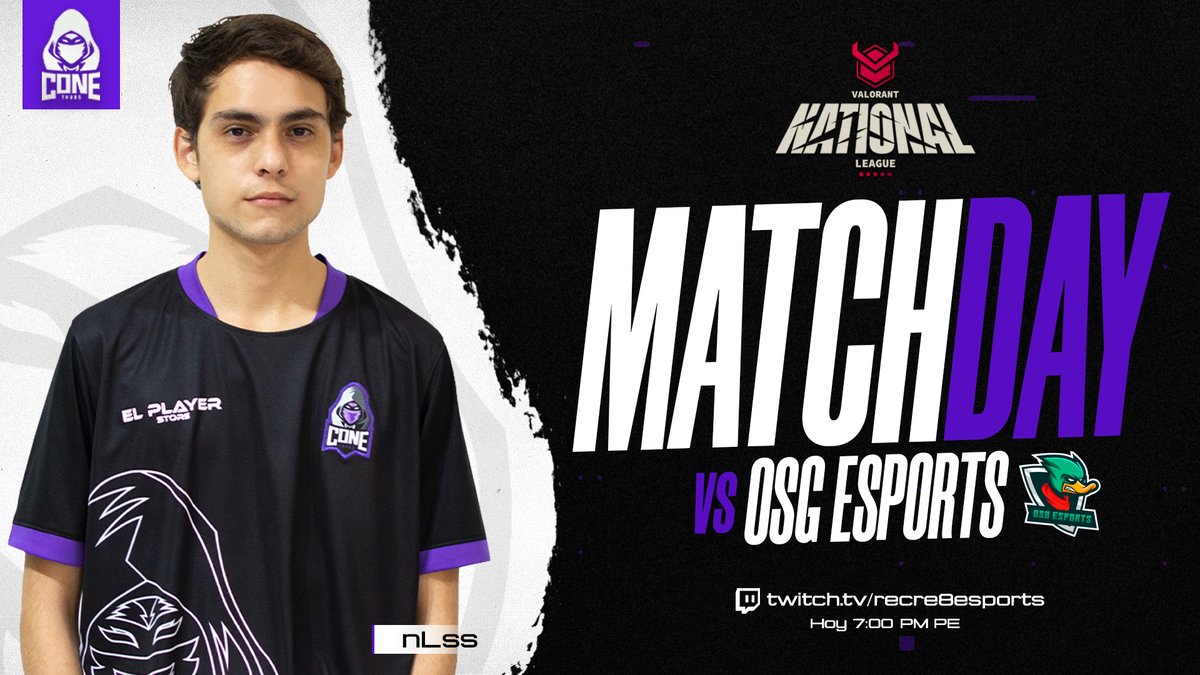 ConeThugs_'s tweet photo. #Valorant Continuamos en la #ValorantNationalLeague organizada por @recre8esports , en esta fecha nos enfrentaremos a OSG en un Bo1.
¡VAMOS MALEANTES! 🔥
-
🖥️Stream: https://t.co/3mVHFTpxRL
⏰Hoy 7:00 PM 🇵🇪
-
#GoMaleantes #ConeThugs #VNL #Recre8 #Liga https://t.co/iQ7Yc3cjcP