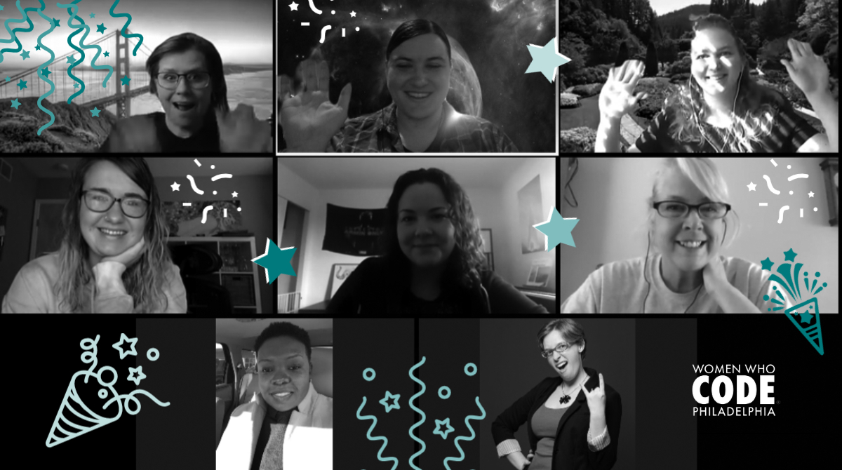 WWCodePhilly's tweet image. 🥳  Happy #ThrowbackThursday to April 2020 and our re-launch event!

Did you know that @WomenWhoCode is turning 10? What can you celebrate about the last ten years in your career?

#WomenWhoCode #WWCodeTurns10