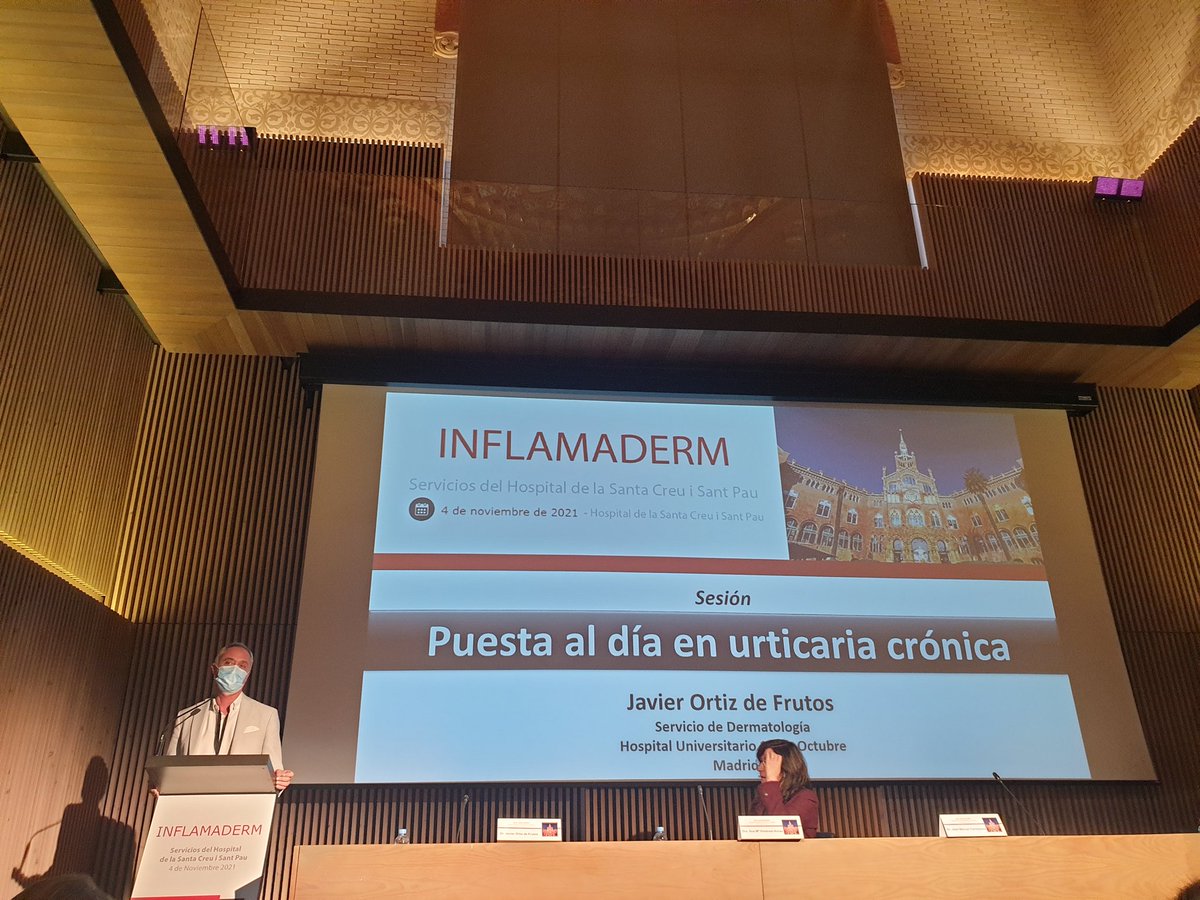 rrivera9's tweet photo. #INFLAMADERM
Hoy "uptodate" en Barcelona Sd Autoinflamatorios, Psoriasis, Hidradenitis, Dermatitis atópica, Urticaria, Eccema de contacto...
Mayor conocimiento de la fisiopatología🔎, nuevos tratamientos 🎯, necesidad de individualizacion 🧍♂️ #medicinaprecision #MachineLearning https://t.co/GeT3rhCUHV