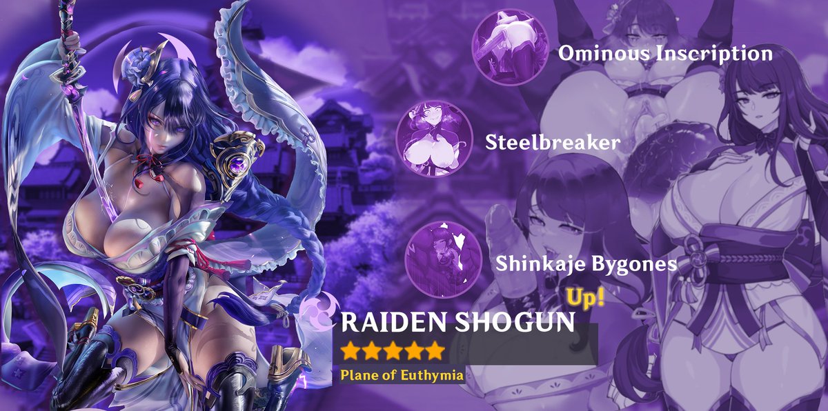 . ˚ ⚘ [ Ei | Raiden Shogun] 
╚════════════════════╝

❛ ₊˚✩彡 [ Semi canon ]
            ❛ ₊˚✩彡❝﹙High voltage sign﹚:; [ Sexrol ]

           •ੈ۪۫✦•·····҂──━━━━━

☁︎୭ˎˊ˗ [ Sum o dom]
☁︎୭ˎˊ˗ [ Bi ]
☁︎୭ˎˊ˗ [ Only spanish]

     ↻ + ♡