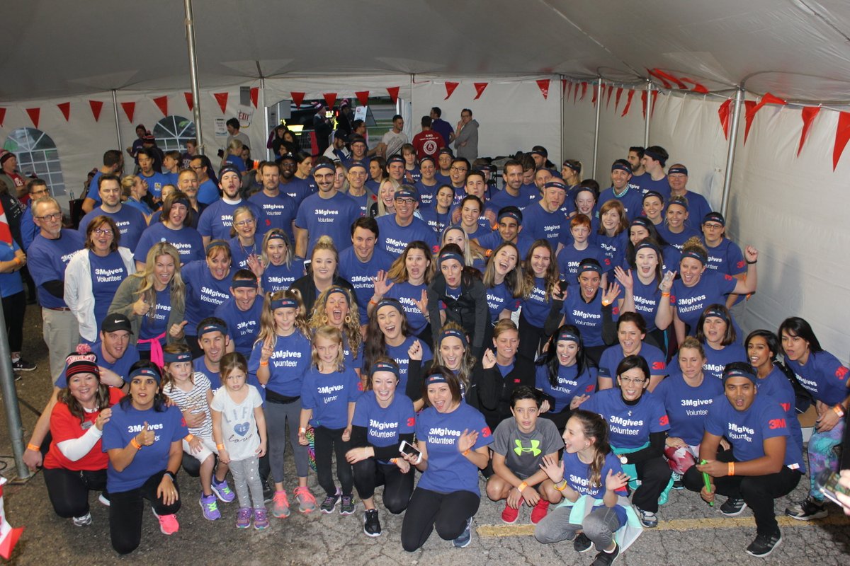 Cheering on <a href="/pennyhwise/">Penny Wise</a> and the <a href="/3MCanada/">3mcanada</a> team doing the virtual #TDBankStairClimb and remembering how #3MCares always filled the tent at One London Place. What community spirit!