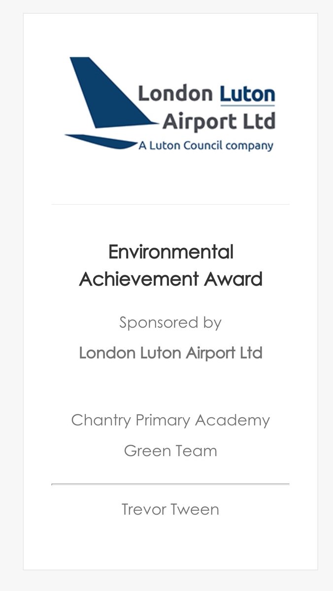 chantryprimary's tweet photo. Over the moon to say our completely awesome #GreenTeam have been shortlisted for a @love_luton 'Luton's Best' award 2021! So proud of this amazing group of youngsters who have shown time &amp; time again how much they care about their local community! Amazing 🤩👏🎉 https://t.co/Es53St5QKp