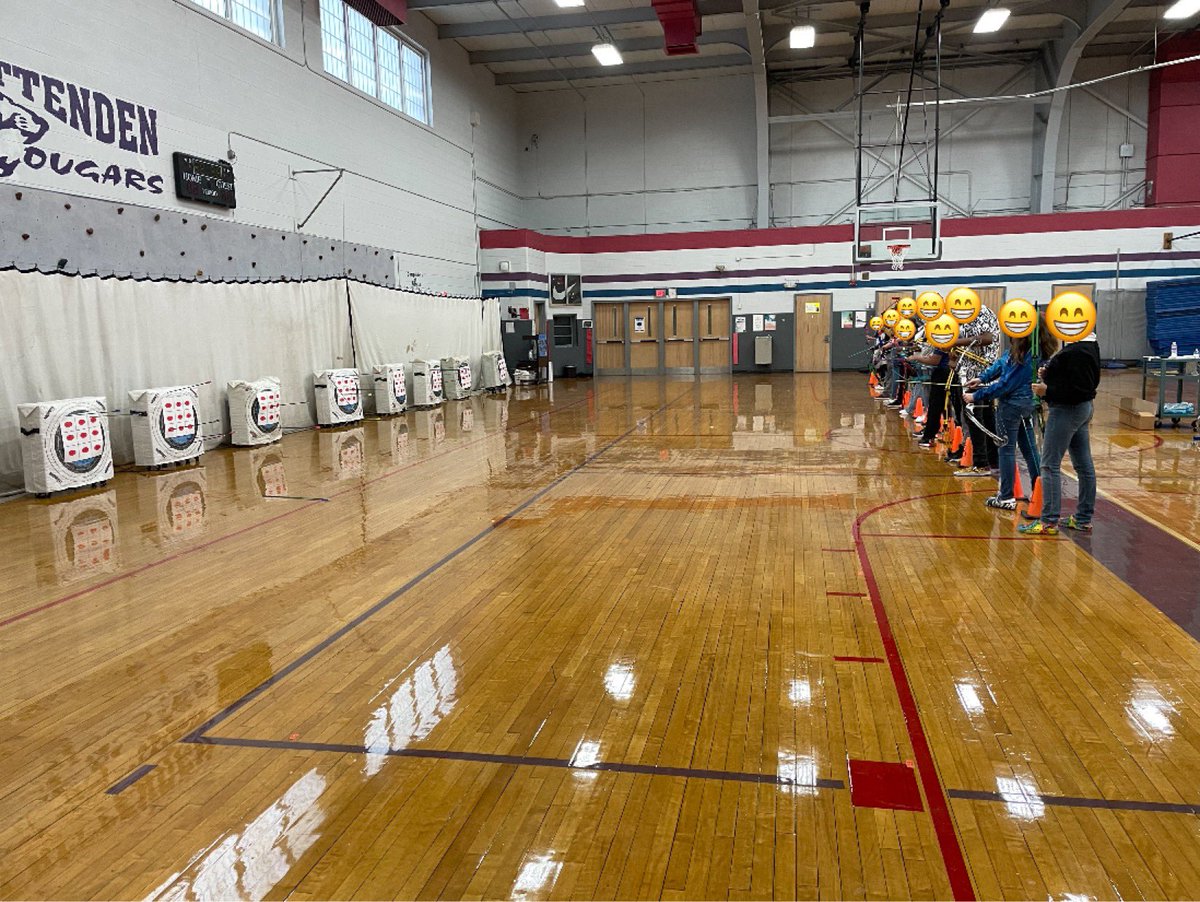 RandiKidd0812's tweet photo. Had a little fun at Archery IM practice today working on our aim… some friendly competition was motivating for my Archers! #cmsarchery #cmsrocks https://t.co/4tmZ5DRqFh