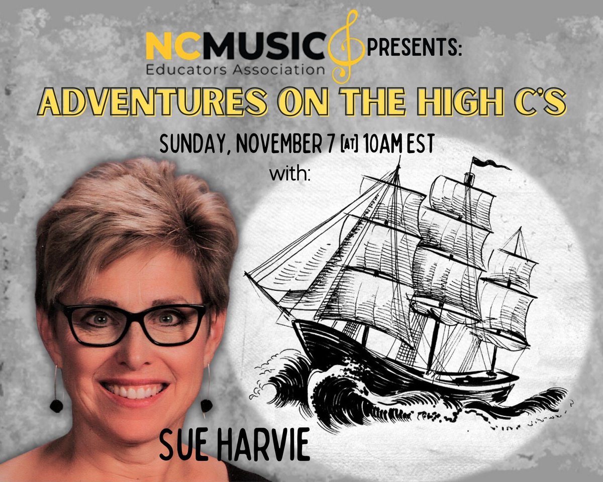 Funwithcomposer's tweet image. Sue Harvie is getting ready to present at #ncmea50plus1 @ncmea Get ready elementary educators! This will be a session you won’t want to miss! #orff #teacher #music #musiceducation #sing #play